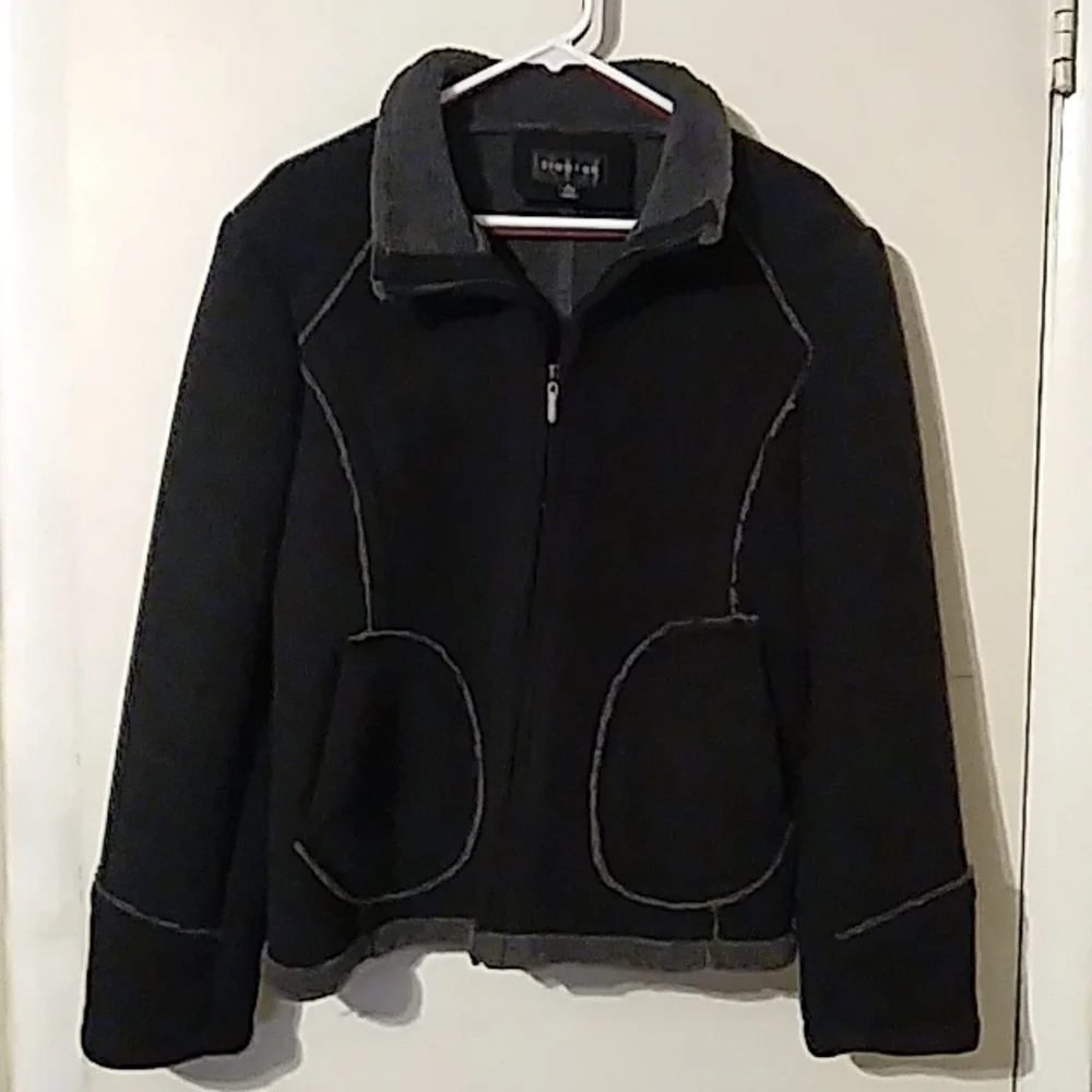 Vintage BRAETAN WINTER JACKET BLACK SMALL NWOT